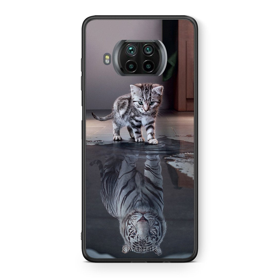 Θήκη Xiaomi Mi 10T Lite Tiger Cute από τη Smartfits με σχέδιο στο πίσω μέρος και μαύρο περίβλημα | Xiaomi Mi 10T Lite Tiger Cute case with colorful back and black bezels