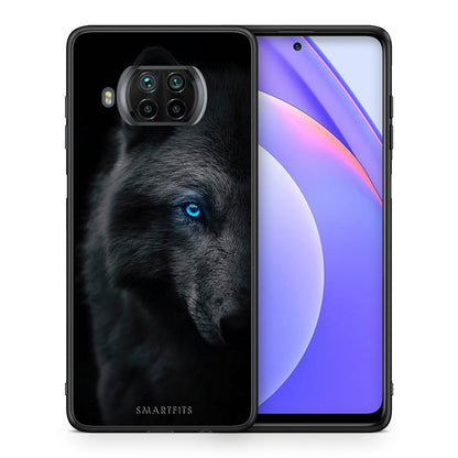 Θήκη Xiaomi Mi 10T Lite Dark Wolf από τη Smartfits με σχέδιο στο πίσω μέρος και μαύρο περίβλημα | Xiaomi Mi 10T Lite Dark Wolf case with colorful back and black bezels