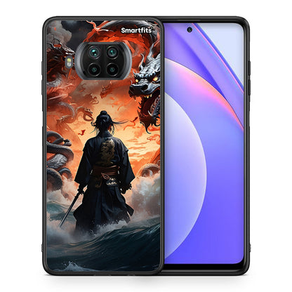 Θήκη Xiaomi Mi 10T Lite Dragons Fight από τη Smartfits με σχέδιο στο πίσω μέρος και μαύρο περίβλημα | Xiaomi Mi 10T Lite Dragons Fight case with colorful back and black bezels