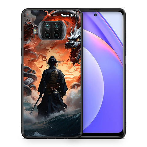 Θήκη Xiaomi Mi 10T Lite Dragons Fight από τη Smartfits με σχέδιο στο πίσω μέρος και μαύρο περίβλημα | Xiaomi Mi 10T Lite Dragons Fight case with colorful back and black bezels