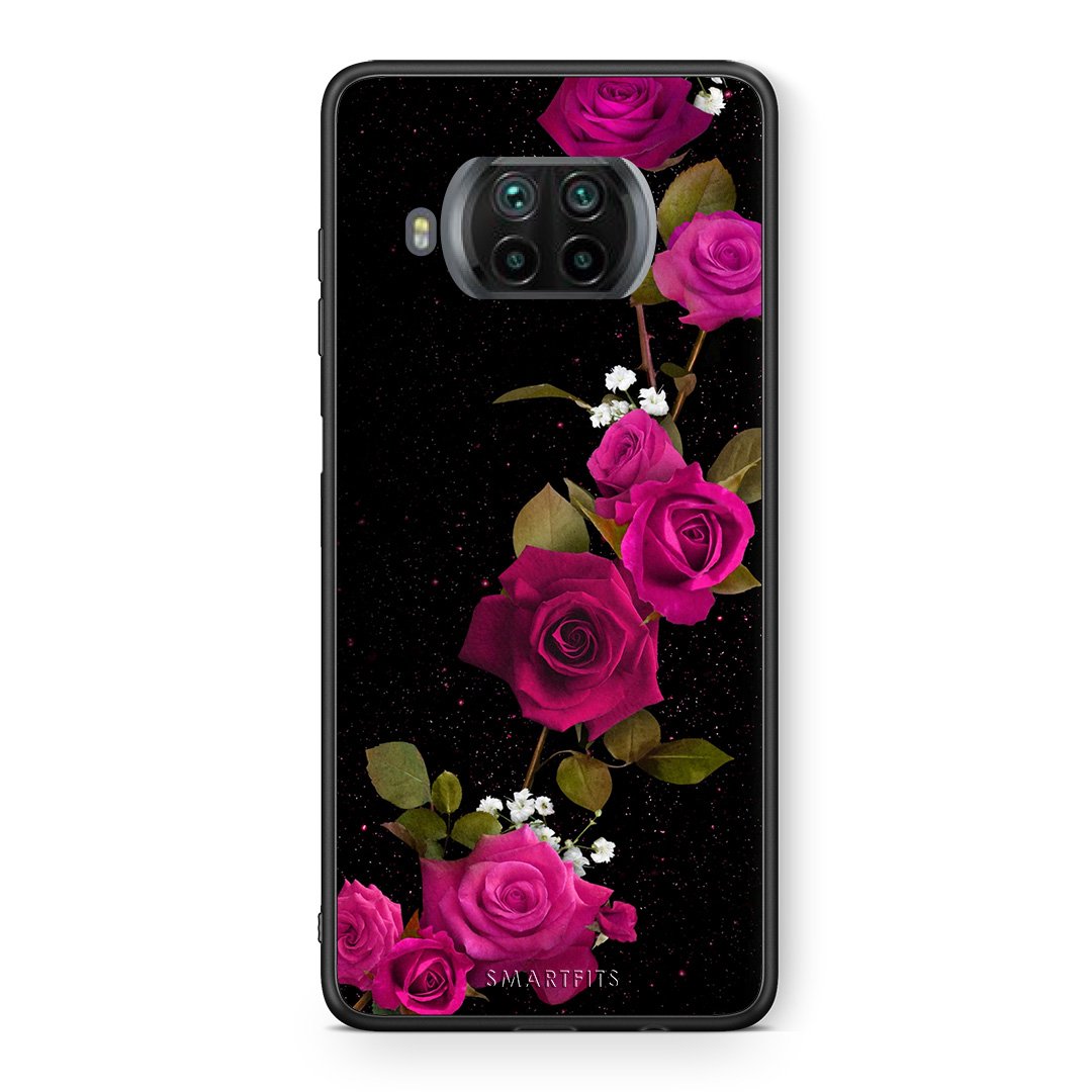 Θήκη Xiaomi Mi 10T Lite Red Roses Flower από τη Smartfits με σχέδιο στο πίσω μέρος και μαύρο περίβλημα | Xiaomi Mi 10T Lite Red Roses Flower case with colorful back and black bezels