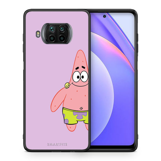 Θήκη Xiaomi Mi 10T Lite  Friends Patrick από τη Smartfits με σχέδιο στο πίσω μέρος και μαύρο περίβλημα | Xiaomi Mi 10T Lite  Friends Patrick case with colorful back and black bezels