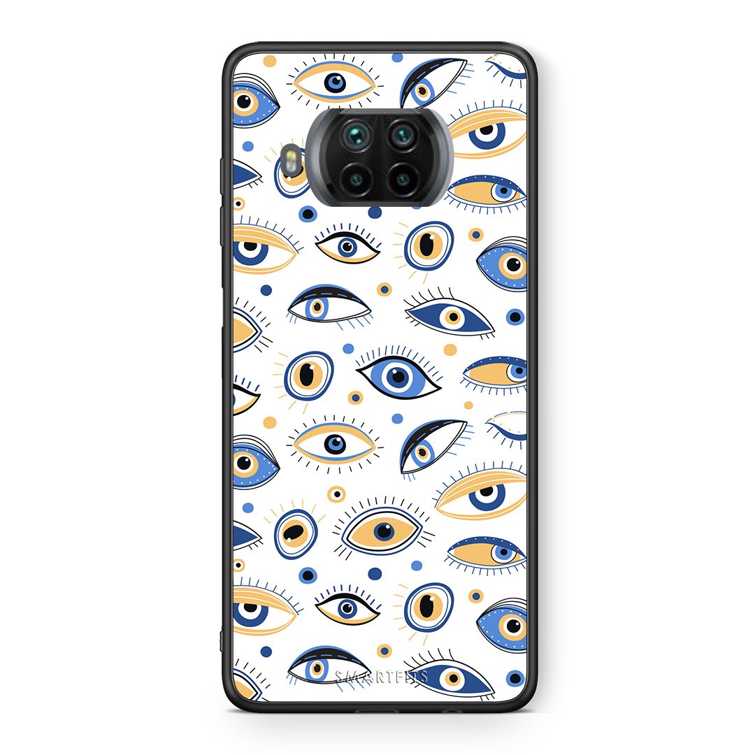 Θήκη Xiaomi Mi 10T Lite Ftou Ftou από τη Smartfits με σχέδιο στο πίσω μέρος και μαύρο περίβλημα | Xiaomi Mi 10T Lite LineArt Kiss case with colorful back and black bezels