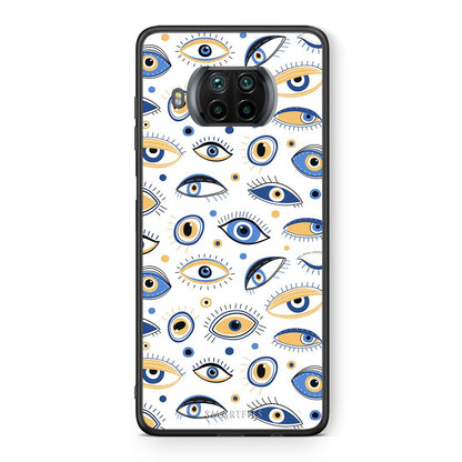 Θήκη Xiaomi Mi 10T Lite Ftou Ftou από τη Smartfits με σχέδιο στο πίσω μέρος και μαύρο περίβλημα | Xiaomi Mi 10T Lite LineArt Kiss case with colorful back and black bezels