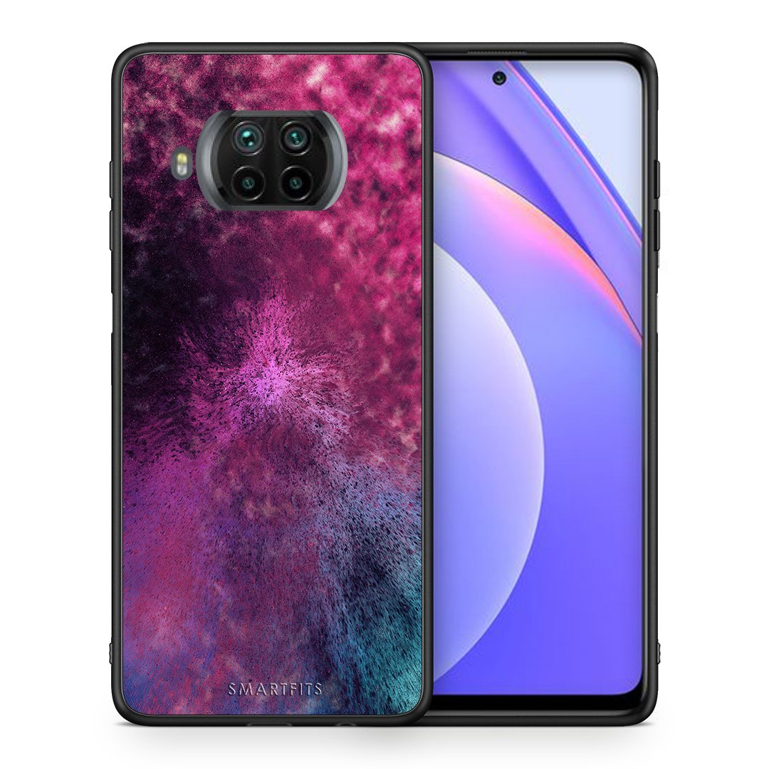 Θήκη Xiaomi Mi 10T Lite Aurora Galaxy από τη Smartfits με σχέδιο στο πίσω μέρος και μαύρο περίβλημα | Xiaomi Mi 10T Lite Aurora Galaxy case with colorful back and black bezels