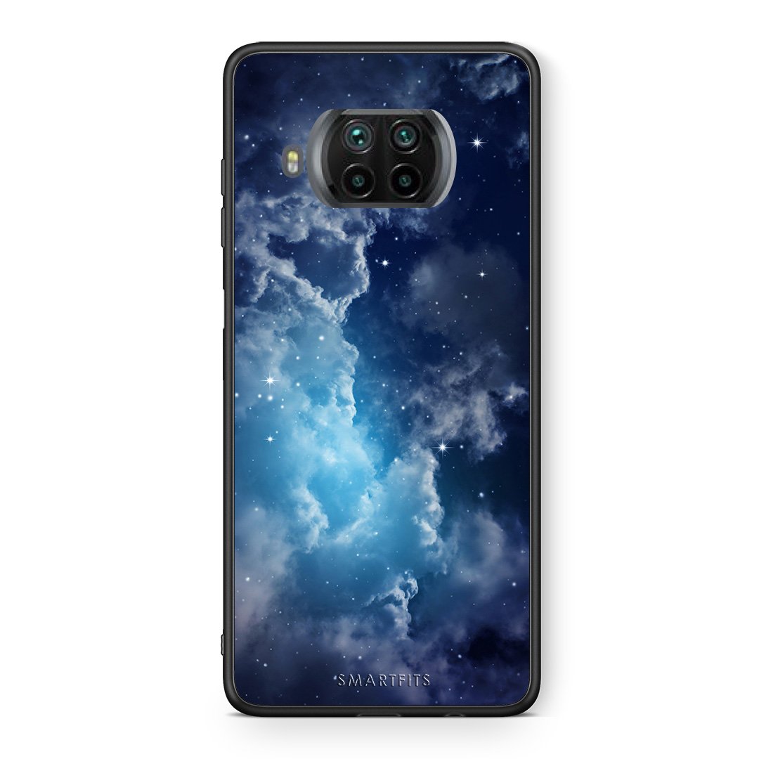 Θήκη Xiaomi Mi 10T Lite Blue Sky Galaxy από τη Smartfits με σχέδιο στο πίσω μέρος και μαύρο περίβλημα | Xiaomi Mi 10T Lite Blue Sky Galaxy case with colorful back and black bezels