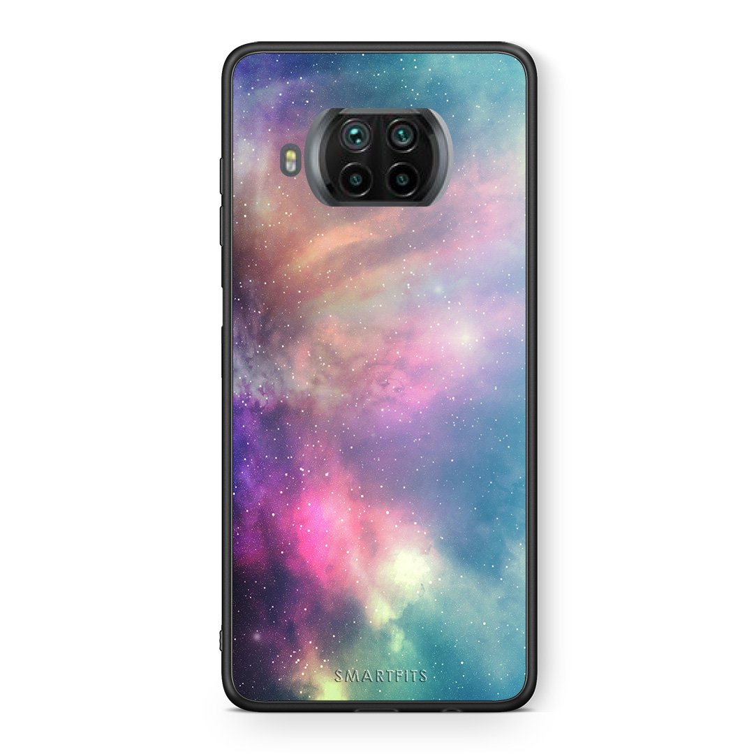 Θήκη Xiaomi Mi 10T Lite Rainbow Galaxy από τη Smartfits με σχέδιο στο πίσω μέρος και μαύρο περίβλημα | Xiaomi Mi 10T Lite Rainbow Galaxy case with colorful back and black bezels