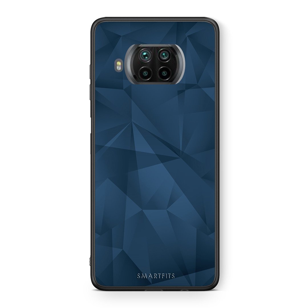 Θήκη Xiaomi Mi 10T Lite Blue Abstract Geometric από τη Smartfits με σχέδιο στο πίσω μέρος και μαύρο περίβλημα | Xiaomi Mi 10T Lite Blue Abstract Geometric case with colorful back and black bezels