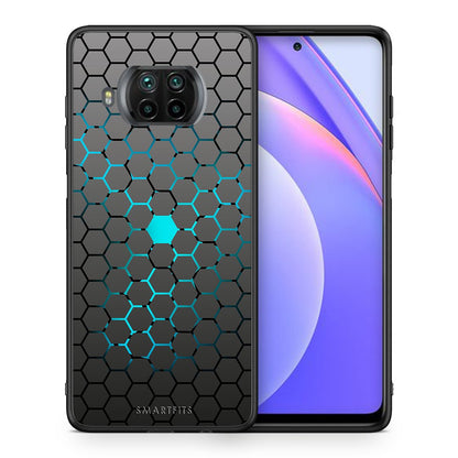 Θήκη Xiaomi Mi 10T Lite Hexagonal Geometric από τη Smartfits με σχέδιο στο πίσω μέρος και μαύρο περίβλημα | Xiaomi Mi 10T Lite Hexagonal Geometric case with colorful back and black bezels