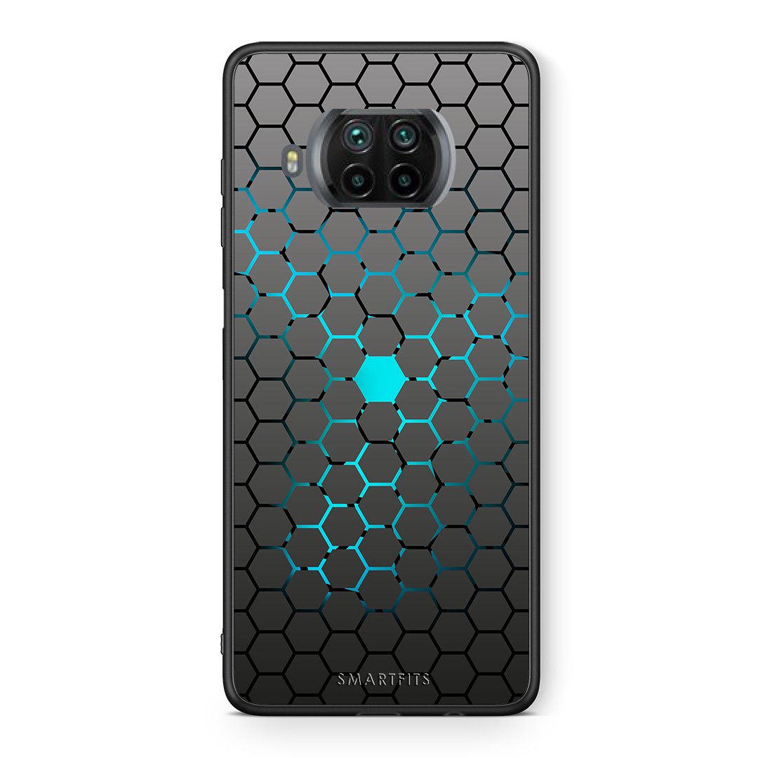 Θήκη Xiaomi Mi 10T Lite Hexagonal Geometric από τη Smartfits με σχέδιο στο πίσω μέρος και μαύρο περίβλημα | Xiaomi Mi 10T Lite Hexagonal Geometric case with colorful back and black bezels