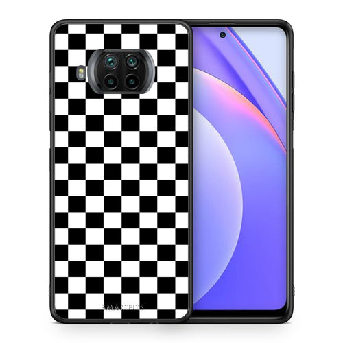 Θήκη Xiaomi Mi 10T Lite Squares Geometric από τη Smartfits με σχέδιο στο πίσω μέρος και μαύρο περίβλημα | Xiaomi Mi 10T Lite Squares Geometric case with colorful back and black bezels