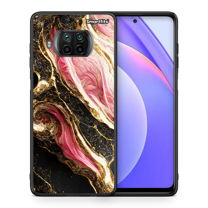Θήκη Xiaomi Mi 10T Lite Glamorous Pink Marble από τη Smartfits με σχέδιο στο πίσω μέρος και μαύρο περίβλημα | Xiaomi Mi 10T Lite Glamorous Pink Marble case with colorful back and black bezels