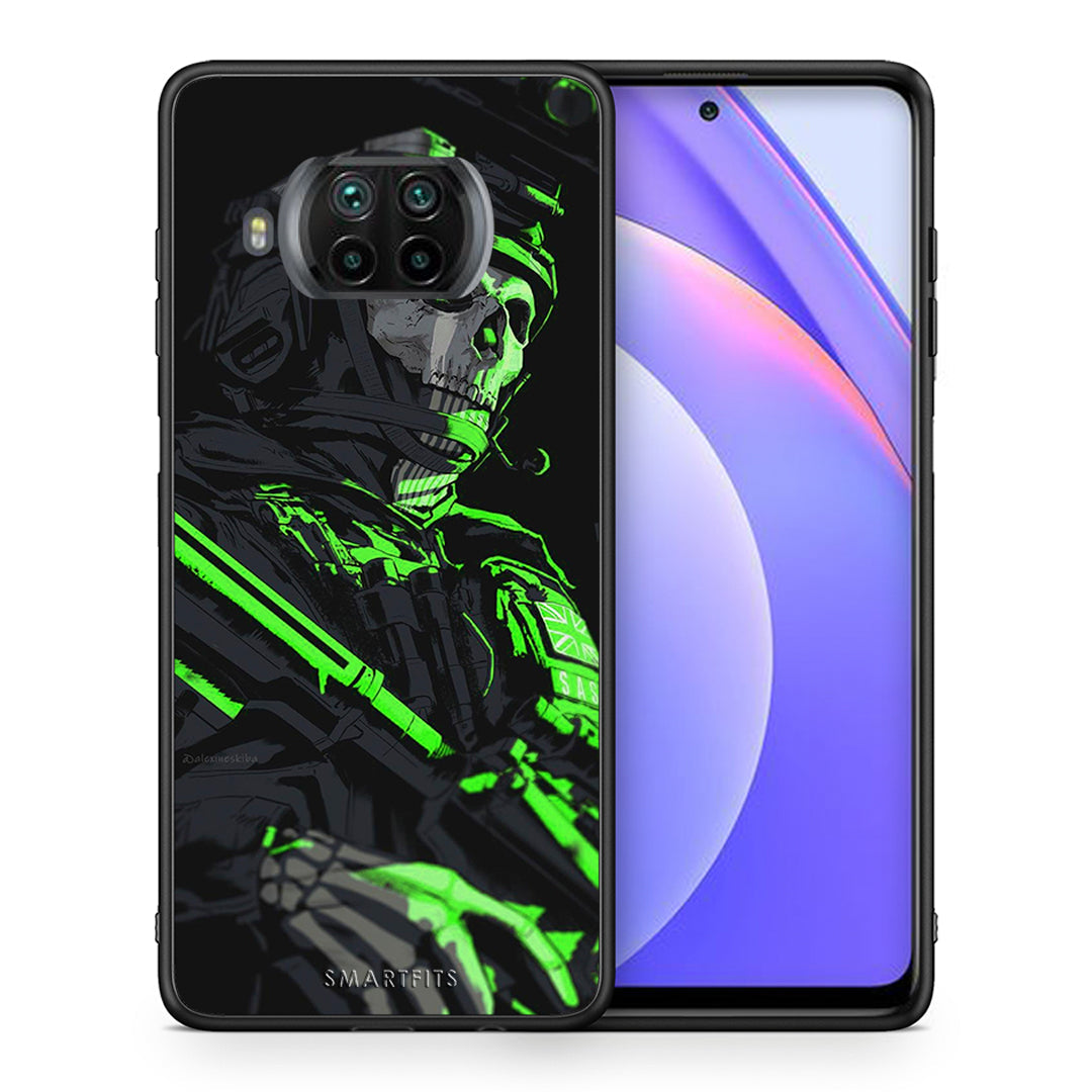 Θήκη Αγίου Βαλεντίνου Xiaomi Mi 10T Lite Green Soldier από τη Smartfits με σχέδιο στο πίσω μέρος και μαύρο περίβλημα | Xiaomi Mi 10T Lite Green Soldier case with colorful back and black bezels