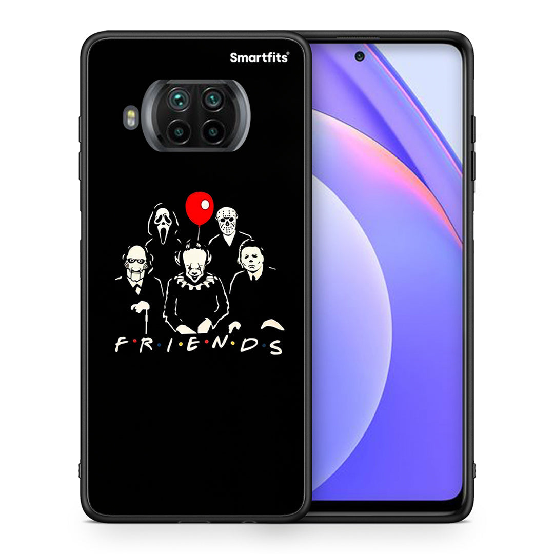 Θήκη Xiaomi Mi 10T Lite Halloween Friends από τη Smartfits με σχέδιο στο πίσω μέρος και μαύρο περίβλημα | Xiaomi Mi 10T Lite Halloween Friends case with colorful back and black bezels
