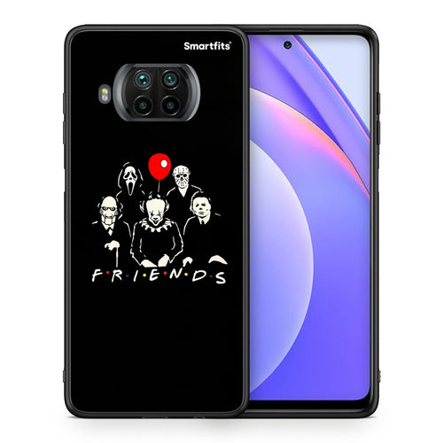 Θήκη Xiaomi Mi 10T Lite Halloween Friends από τη Smartfits με σχέδιο στο πίσω μέρος και μαύρο περίβλημα | Xiaomi Mi 10T Lite Halloween Friends case with colorful back and black bezels