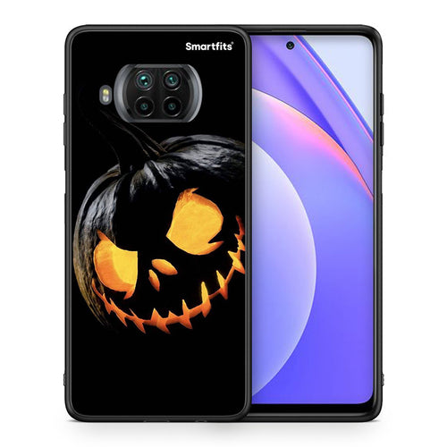Θήκη Xiaomi Mi 10T Lite Halloween Scary Pumpkin από τη Smartfits με σχέδιο στο πίσω μέρος και μαύρο περίβλημα | Xiaomi Mi 10T Lite Halloween Scary Pumpkin case with colorful back and black bezels