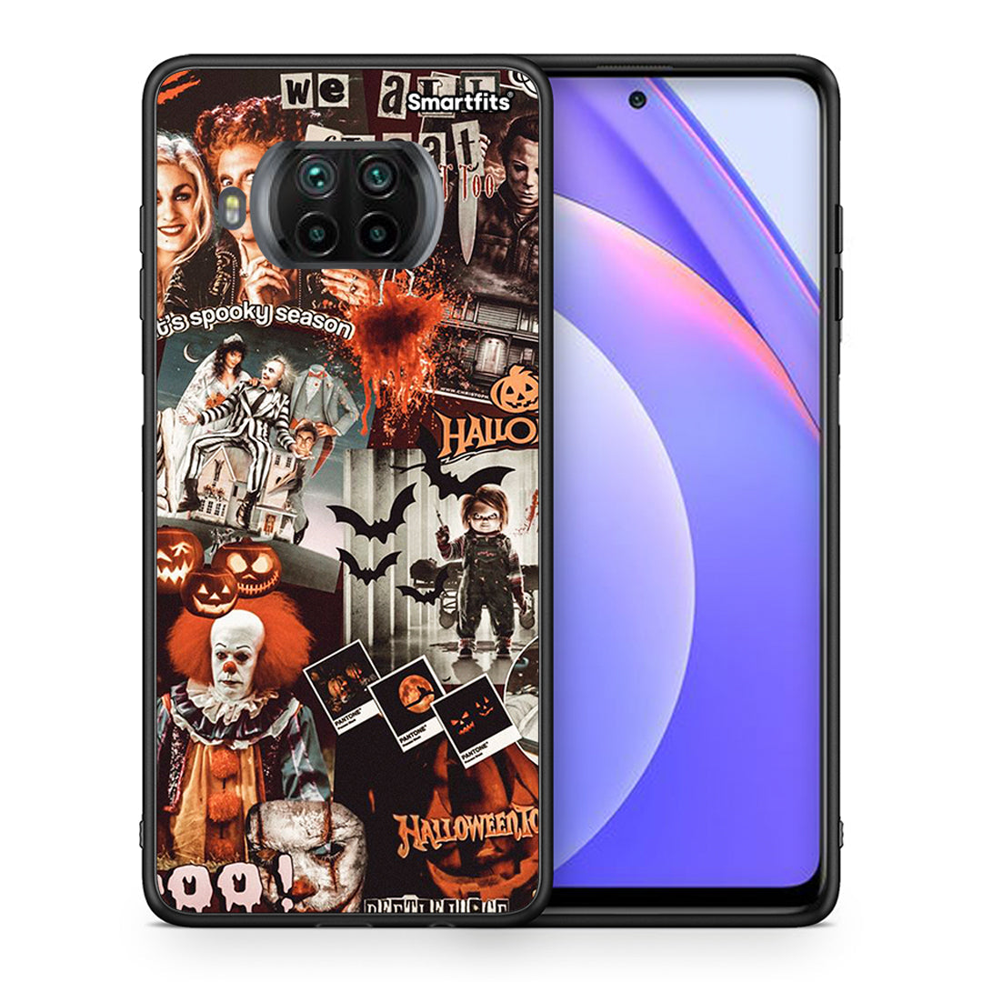 Θήκη Xiaomi Mi 10T Lite Halloween Spooky Season από τη Smartfits με σχέδιο στο πίσω μέρος και μαύρο περίβλημα | Xiaomi Mi 10T Lite Halloween Spooky Season case with colorful back and black bezels