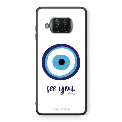 Θήκη Xiaomi Mi 10T Lite Karma Says από τη Smartfits με σχέδιο στο πίσω μέρος και μαύρο περίβλημα | Xiaomi Mi 10T Lite Karma Says case with colorful back and black bezels