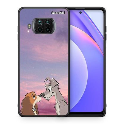 Θήκη Xiaomi Mi 10T Lite Lady And Tramp από τη Smartfits με σχέδιο στο πίσω μέρος και μαύρο περίβλημα | Xiaomi Mi 10T Lite Lady And Tramp case with colorful back and black bezels