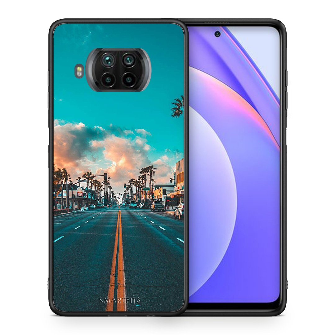 Θήκη Xiaomi Mi 10T Lite City Landscape από τη Smartfits με σχέδιο στο πίσω μέρος και μαύρο περίβλημα | Xiaomi Mi 10T Lite City Landscape case with colorful back and black bezels