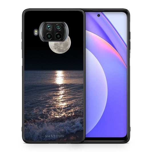 Θήκη Xiaomi Mi 10T Lite Moon Landscape από τη Smartfits με σχέδιο στο πίσω μέρος και μαύρο περίβλημα | Xiaomi Mi 10T Lite Moon Landscape case with colorful back and black bezels