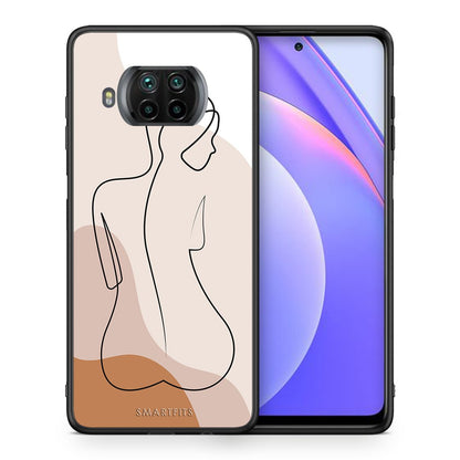 Θήκη Xiaomi Mi 10T Lite LineArt Woman από τη Smartfits με σχέδιο στο πίσω μέρος και μαύρο περίβλημα | Xiaomi Mi 10T Lite LineArt Woman case with colorful back and black bezels