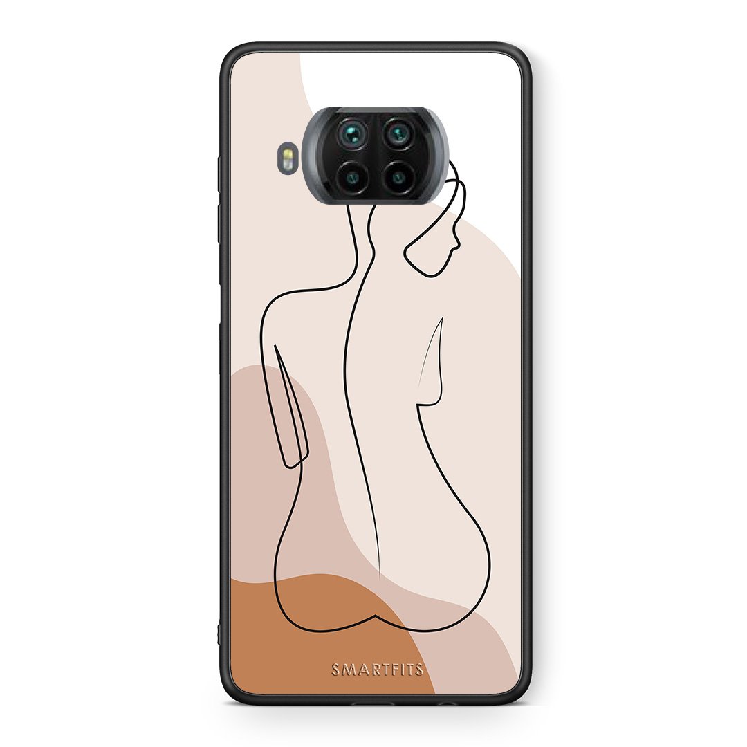 Θήκη Xiaomi Mi 10T Lite LineArt Woman από τη Smartfits με σχέδιο στο πίσω μέρος και μαύρο περίβλημα | Xiaomi Mi 10T Lite LineArt Woman case with colorful back and black bezels