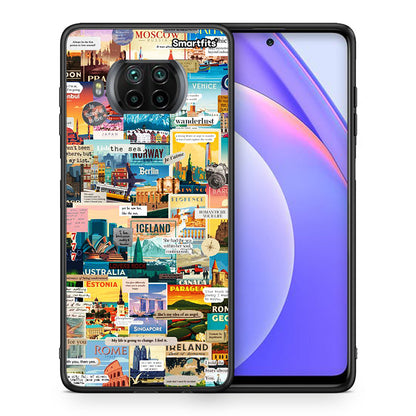 Θήκη Xiaomi Mi 10T Lite Live To Travel από τη Smartfits με σχέδιο στο πίσω μέρος και μαύρο περίβλημα | Xiaomi Mi 10T Lite Live To Travel case with colorful back and black bezels