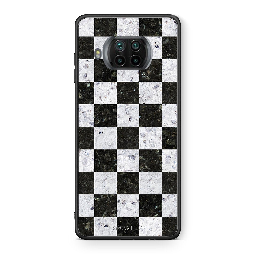 Θήκη Xiaomi Mi 10T Lite Square Geometric Marble από τη Smartfits με σχέδιο στο πίσω μέρος και μαύρο περίβλημα | Xiaomi Mi 10T Lite Square Geometric Marble case with colorful back and black bezels