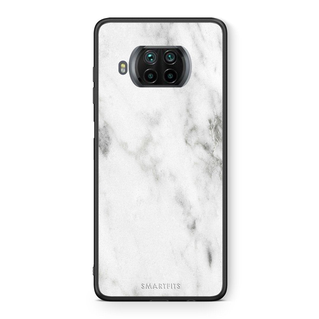 Θήκη Xiaomi Mi 10T Lite White Marble από τη Smartfits με σχέδιο στο πίσω μέρος και μαύρο περίβλημα | Xiaomi Mi 10T Lite White Marble case with colorful back and black bezels