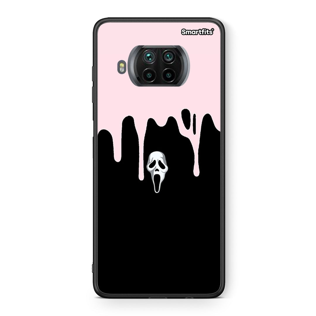 Θήκη Xiaomi Mi 10T Lite Melting Halloween Mask από τη Smartfits με σχέδιο στο πίσω μέρος και μαύρο περίβλημα | Xiaomi Mi 10T Lite Melting Halloween Mask case with colorful back and black bezels