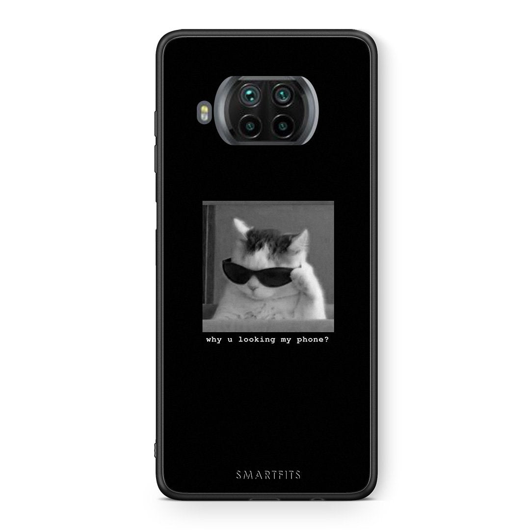 Θήκη Xiaomi Mi 10T Lite Meme Cat από τη Smartfits με σχέδιο στο πίσω μέρος και μαύρο περίβλημα | Xiaomi Mi 10T Lite Meme Cat case with colorful back and black bezels