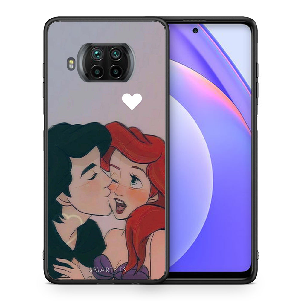 Θήκη Αγίου Βαλεντίνου Xiaomi Mi 10T Lite Mermaid Love από τη Smartfits με σχέδιο στο πίσω μέρος και μαύρο περίβλημα | Xiaomi Mi 10T Lite Mermaid Love case with colorful back and black bezels