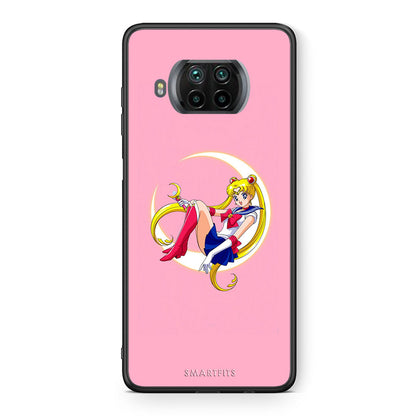 Θήκη Xiaomi Mi 10T Lite Moon Girl από τη Smartfits με σχέδιο στο πίσω μέρος και μαύρο περίβλημα | Xiaomi Mi 10T Lite Moon Girl case with colorful back and black bezels