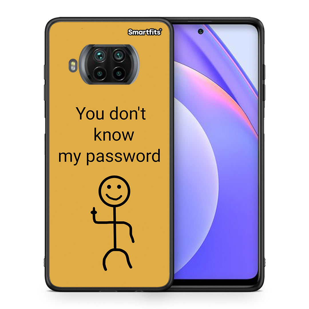 Θήκη Xiaomi Mi 10T Lite My Password από τη Smartfits με σχέδιο στο πίσω μέρος και μαύρο περίβλημα | Xiaomi Mi 10T Lite My Password case with colorful back and black bezels