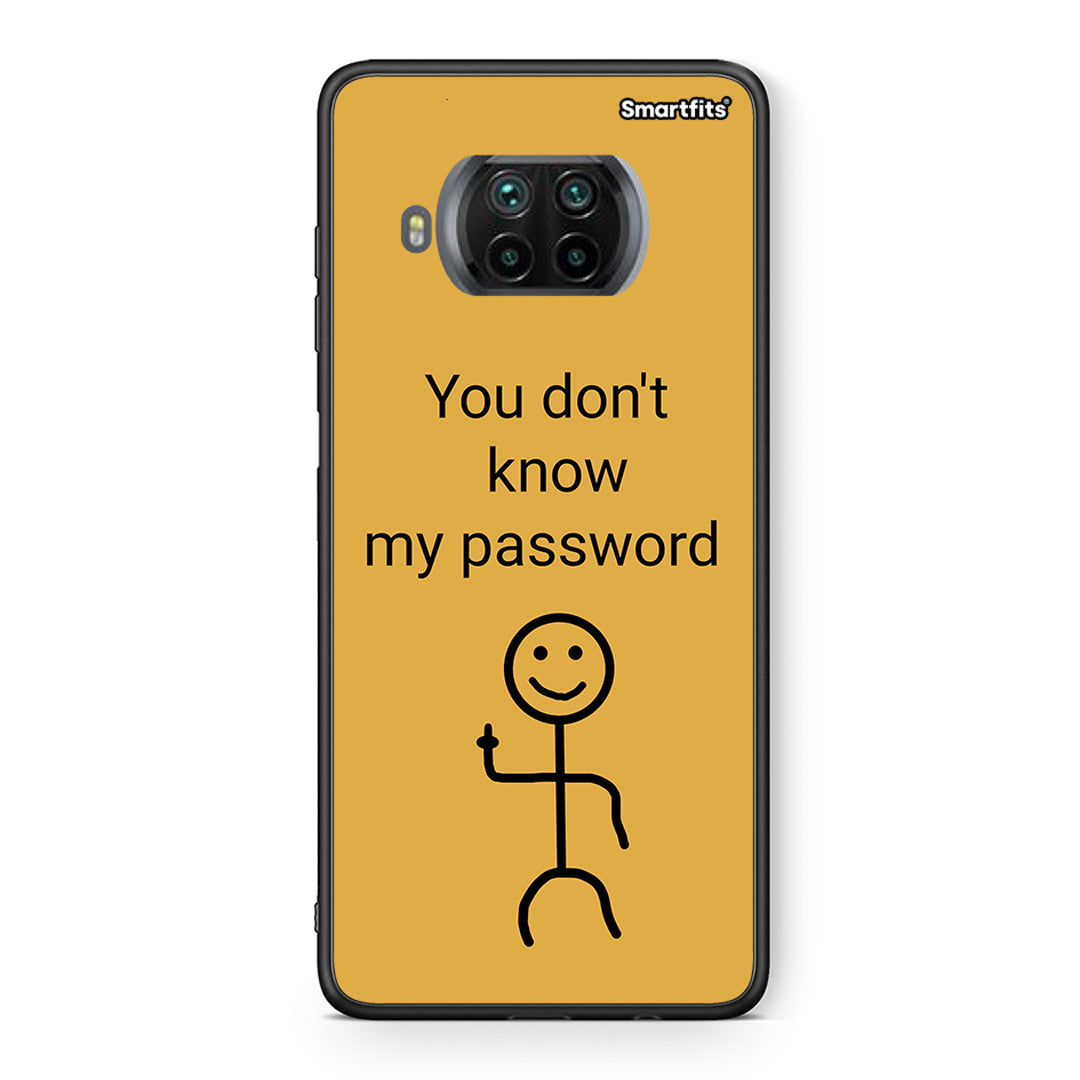 Θήκη Xiaomi Mi 10T Lite My Password από τη Smartfits με σχέδιο στο πίσω μέρος και μαύρο περίβλημα | Xiaomi Mi 10T Lite My Password case with colorful back and black bezels