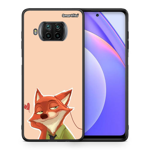 Θήκη Xiaomi Mi 10T Lite Nick Wilde And Judy Hopps Love 1 από τη Smartfits με σχέδιο στο πίσω μέρος και μαύρο περίβλημα | Xiaomi Mi 10T Lite Nick Wilde And Judy Hopps Love 1 case with colorful back and black bezels
