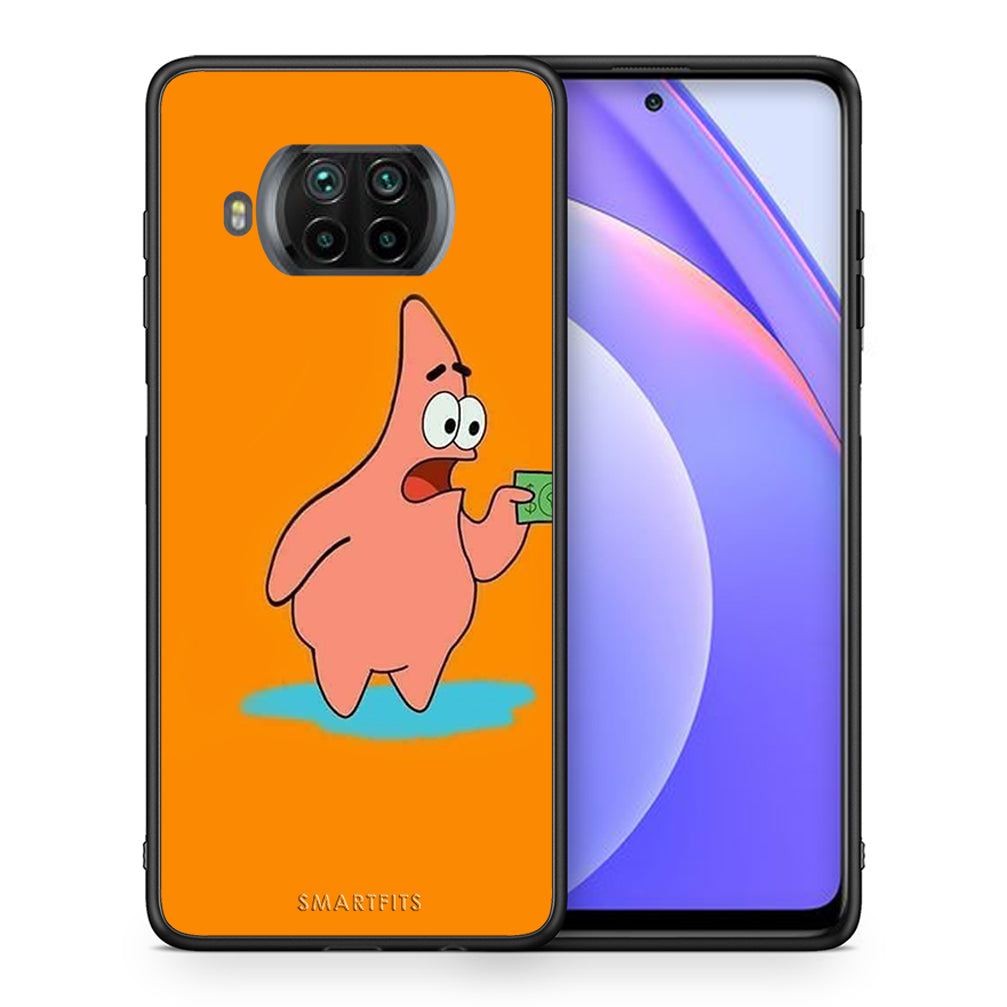 Θήκη Αγίου Βαλεντίνου Xiaomi Mi 10T Lite No Money 1 από τη Smartfits με σχέδιο στο πίσω μέρος και μαύρο περίβλημα | Xiaomi Mi 10T Lite No Money 1 case with colorful back and black bezels