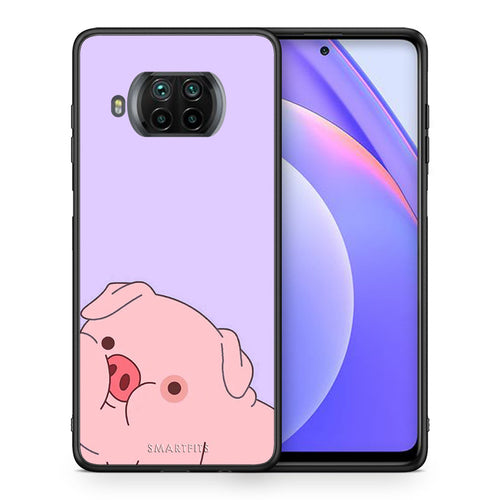 Θήκη Αγίου Βαλεντίνου Xiaomi Mi 10T Lite Pig Love 2 από τη Smartfits με σχέδιο στο πίσω μέρος και μαύρο περίβλημα | Xiaomi Mi 10T Lite Pig Love 2 case with colorful back and black bezels
