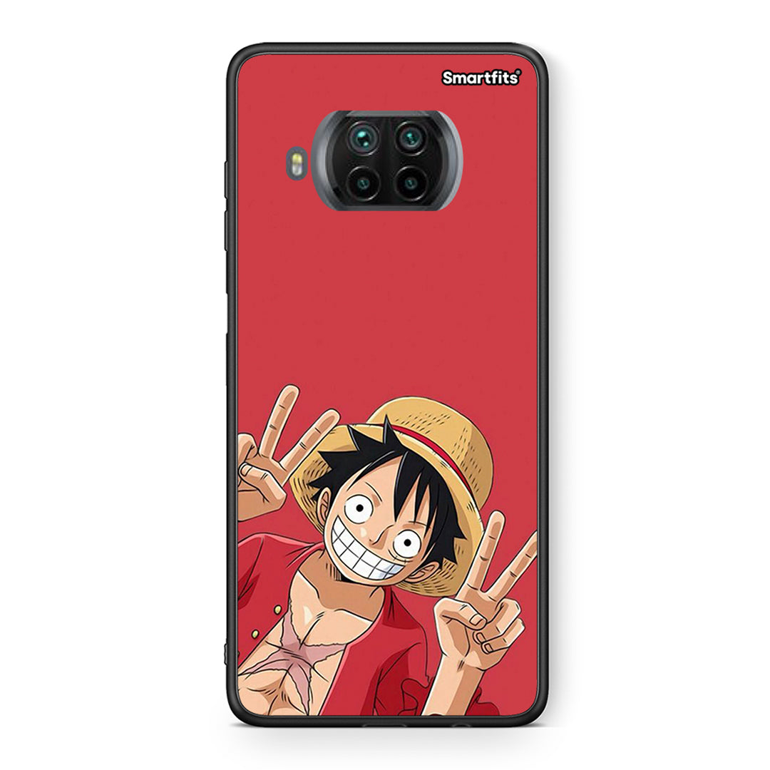 Θήκη Xiaomi Mi 10T Lite Pirate Luffy από τη Smartfits με σχέδιο στο πίσω μέρος και μαύρο περίβλημα | Xiaomi Mi 10T Lite Pirate Luffy case with colorful back and black bezels
