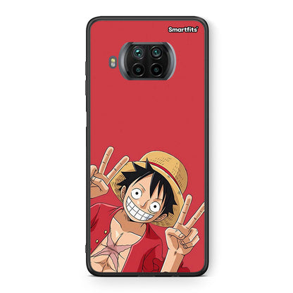 Θήκη Xiaomi Mi 10T Lite Pirate Luffy από τη Smartfits με σχέδιο στο πίσω μέρος και μαύρο περίβλημα | Xiaomi Mi 10T Lite Pirate Luffy case with colorful back and black bezels