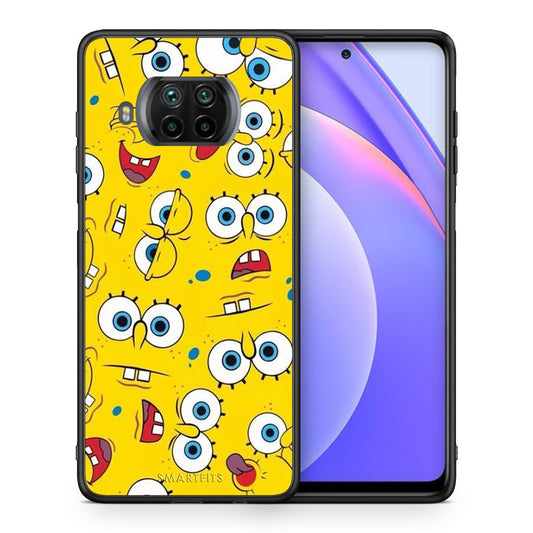 Θήκη Xiaomi Mi 10T Lite Sponge PopArt από τη Smartfits με σχέδιο στο πίσω μέρος και μαύρο περίβλημα | Xiaomi Mi 10T Lite Sponge PopArt case with colorful back and black bezels