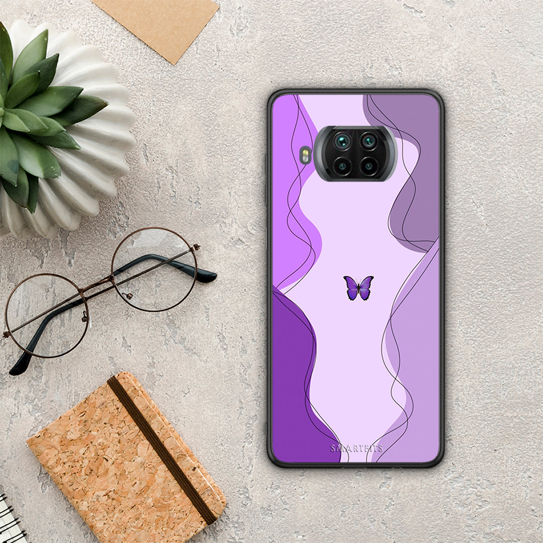 Purple Mariposa - Xiaomi Mi 10T Lite θήκη