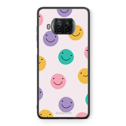 Θήκη Xiaomi Mi 10T Lite Smiley Faces από τη Smartfits με σχέδιο στο πίσω μέρος και μαύρο περίβλημα | Xiaomi Mi 10T Lite Smiley Faces case with colorful back and black bezels