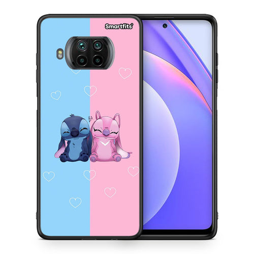 Θήκη Xiaomi Mi 10T Lite Stitch And Angel από τη Smartfits με σχέδιο στο πίσω μέρος και μαύρο περίβλημα | Xiaomi Mi 10T Lite Stitch And Angel case with colorful back and black bezels
