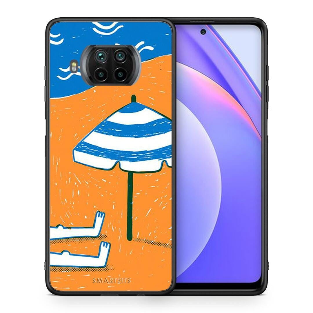 Θήκη Xiaomi Mi 10T Lite Summering από τη Smartfits με σχέδιο στο πίσω μέρος και μαύρο περίβλημα | Xiaomi Mi 10T Lite Summering case with colorful back and black bezels