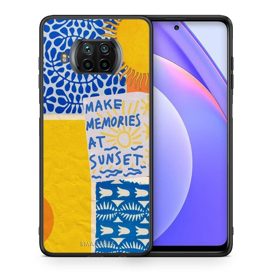 Θήκη Xiaomi Mi 10T Lite Sunset Memories από τη Smartfits με σχέδιο στο πίσω μέρος και μαύρο περίβλημα | Xiaomi Mi 10T Lite Sunset Memories case with colorful back and black bezels
