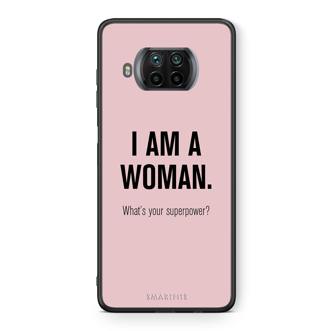 Θήκη Xiaomi Mi 10T Lite Superpower Woman από τη Smartfits με σχέδιο στο πίσω μέρος και μαύρο περίβλημα | Xiaomi Mi 10T Lite Superpower Woman case with colorful back and black bezels