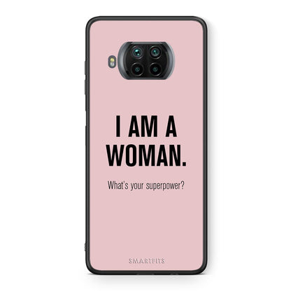 Θήκη Xiaomi Mi 10T Lite Superpower Woman από τη Smartfits με σχέδιο στο πίσω μέρος και μαύρο περίβλημα | Xiaomi Mi 10T Lite Superpower Woman case with colorful back and black bezels
