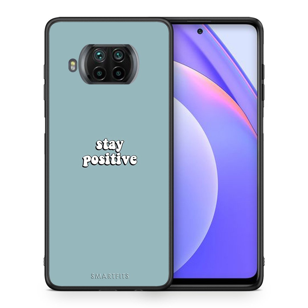Θήκη Xiaomi Mi 10T Lite Positive Text από τη Smartfits με σχέδιο στο πίσω μέρος και μαύρο περίβλημα | Xiaomi Mi 10T Lite Positive Text case with colorful back and black bezels